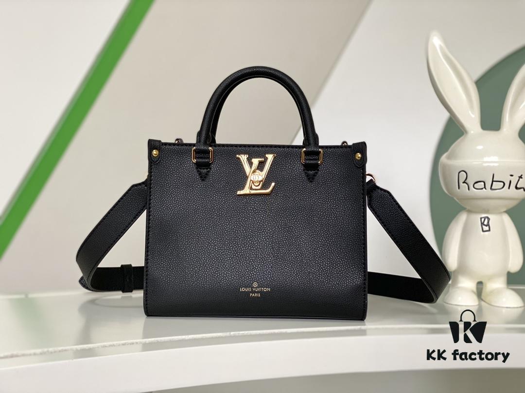 Lock & Go Handbag in Black M22311 and Beige White M23637 - Premium Original Order