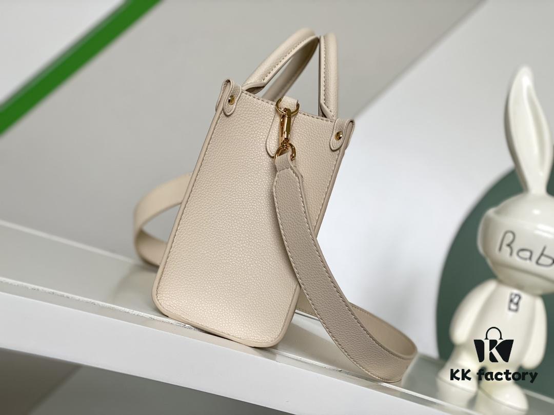 Lock & Go Handbag in Black M22311 and Beige M23637 - Premium Original Order, Smooth Grained Calfskin with LV Twist Lock