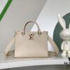 Lock & Go Handbag in Black M22311 and Beige M23637 - Premium Original Order, Smooth Grained Calfskin with LV Twist Lock
