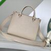 Lock & Go Handbag in Black M22311 and Beige M23637 - Premium Original Order, Smooth Grained Calfskin with LV Twist Lock