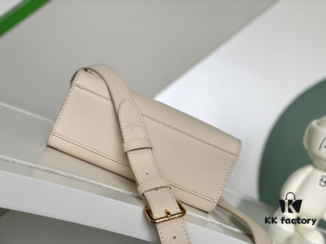 Lock & Go Handbag in Black M22311 and Beige M23637 - Premium Original Order, Smooth Grained Calfskin with LV Twist Lock