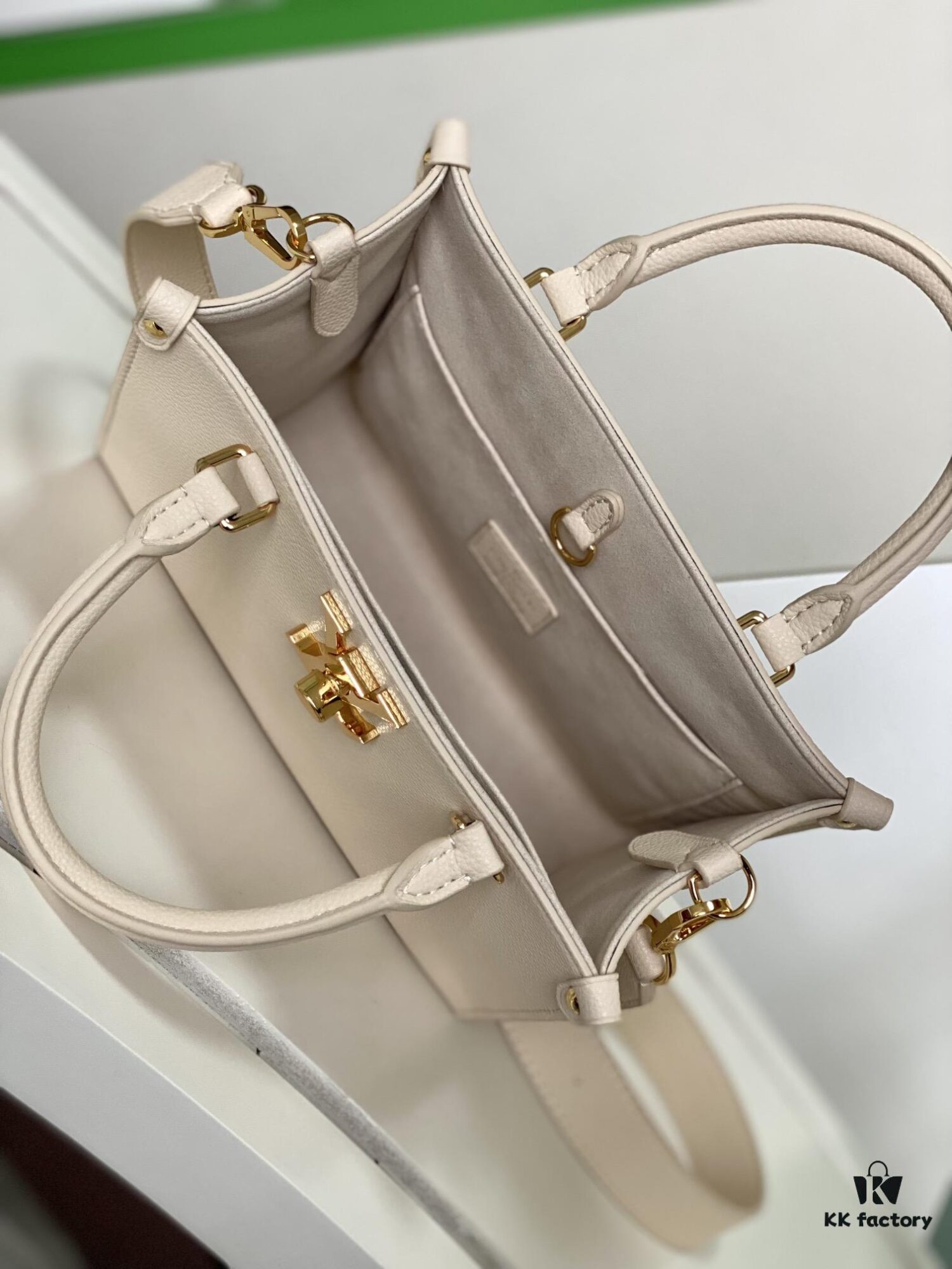 Lock & Go Handbag in Black M22311 and Beige M23637 - Premium Original Order, Smooth Grained Calfskin with LV Twist Lock