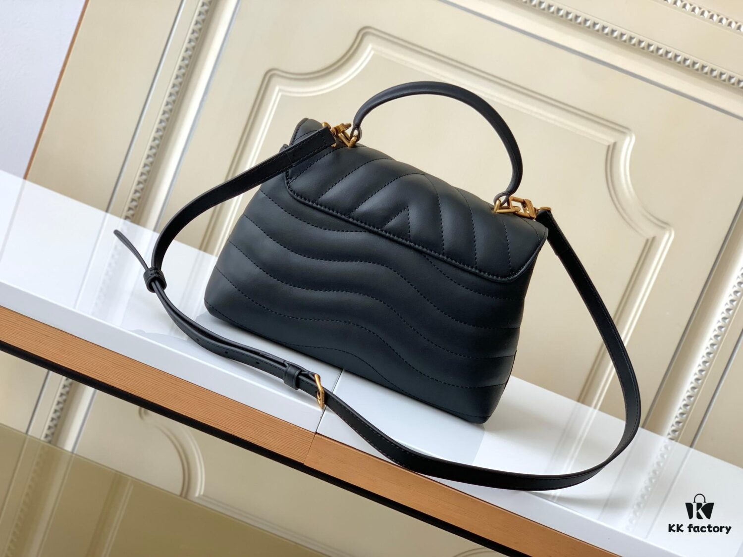 Louis Vuitton Hold Me Handbag in Black M21720 and White M21797 – New Wave Quilted Leather Collection