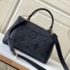 Price Adjustment [Haiyuan External Single Home Purchase] Large Size M45976 Black M46041 Apricot Print MADELEINE Louis Vuitton New Madeleine Medium Handbag in Monogram Empreinte Embossed Leather