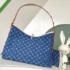Louis Vuitton M46855 Blue Denim Shopping Bag Series M46197 CarryAll Medium Handbag