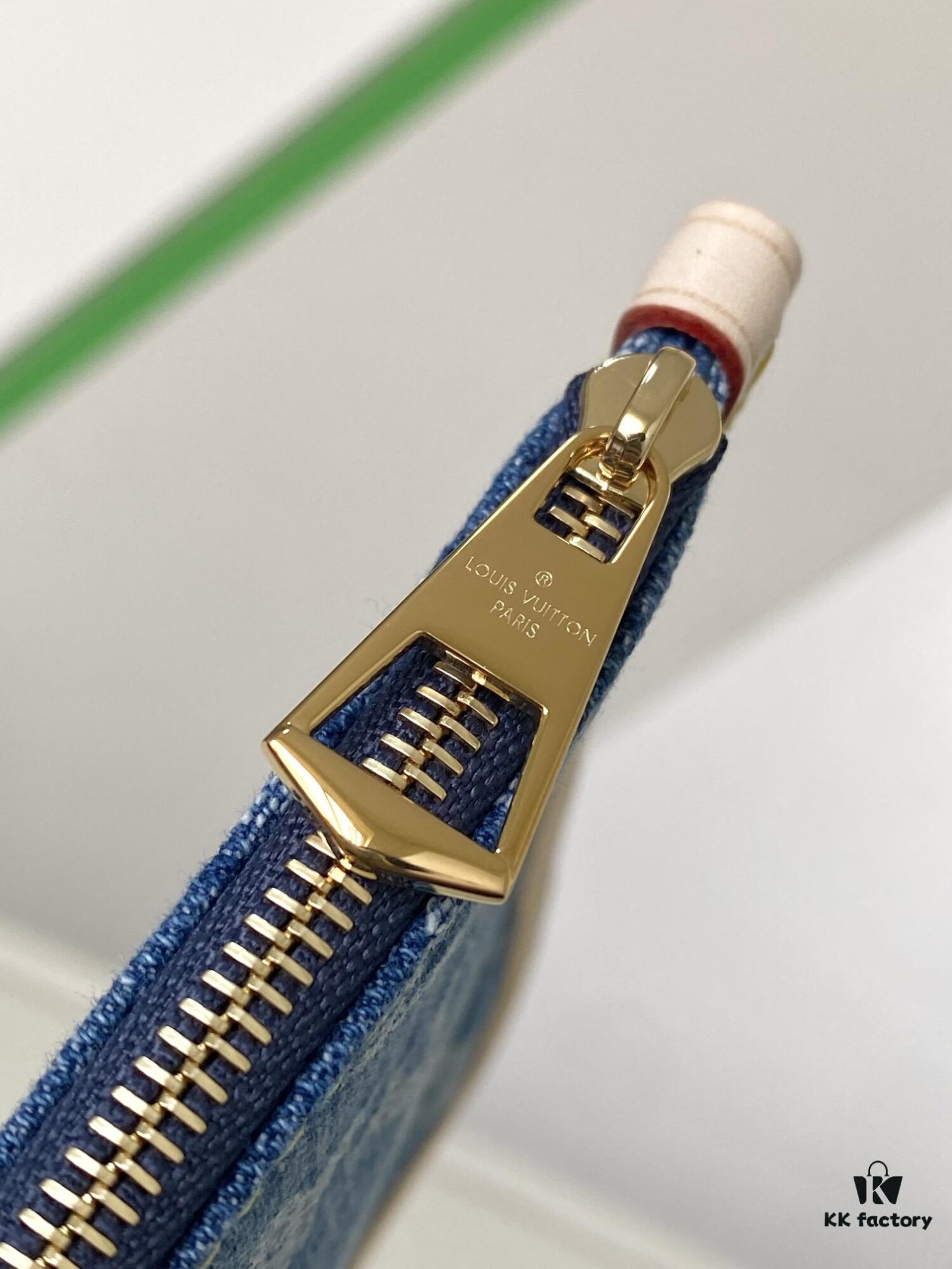 Louis Vuitton M46855 Blue Denim Shopping Bag Series M46197 CarryAll Medium Handbag