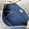 Louis Vuitton M46855 Blue Denim Shopping Bag Series M46197 CarryAll Medium Handbag