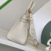 M23061 White Lock It MM Bag in Refined Taurillon Leather