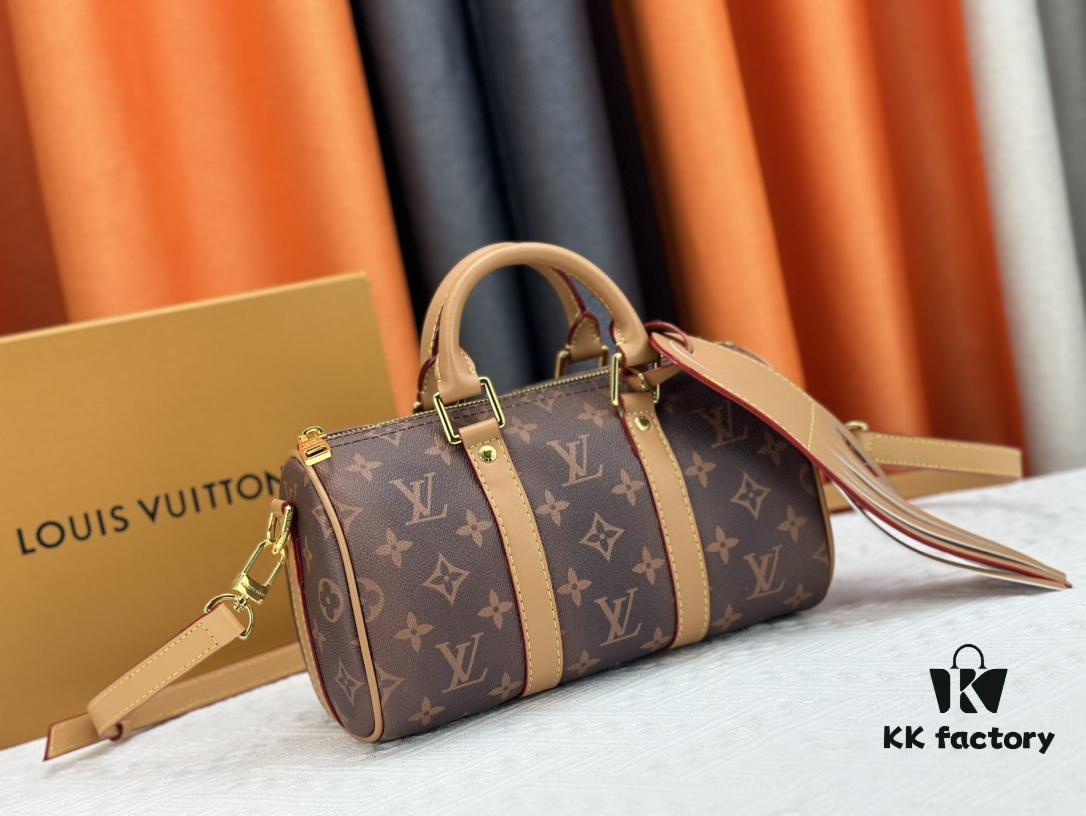 M46271 Black Flower Orange Chain, Denim Blue, M31044 Orange, M11542 Classic Flower, M24849 Classic Flower Color Chrysanthemum This Keepall 25 Bag Features Monogram Eclipse Reverse Denim Canvas, an Elegant Reinterpretation of Louis Vuitton's Iconic Pattern