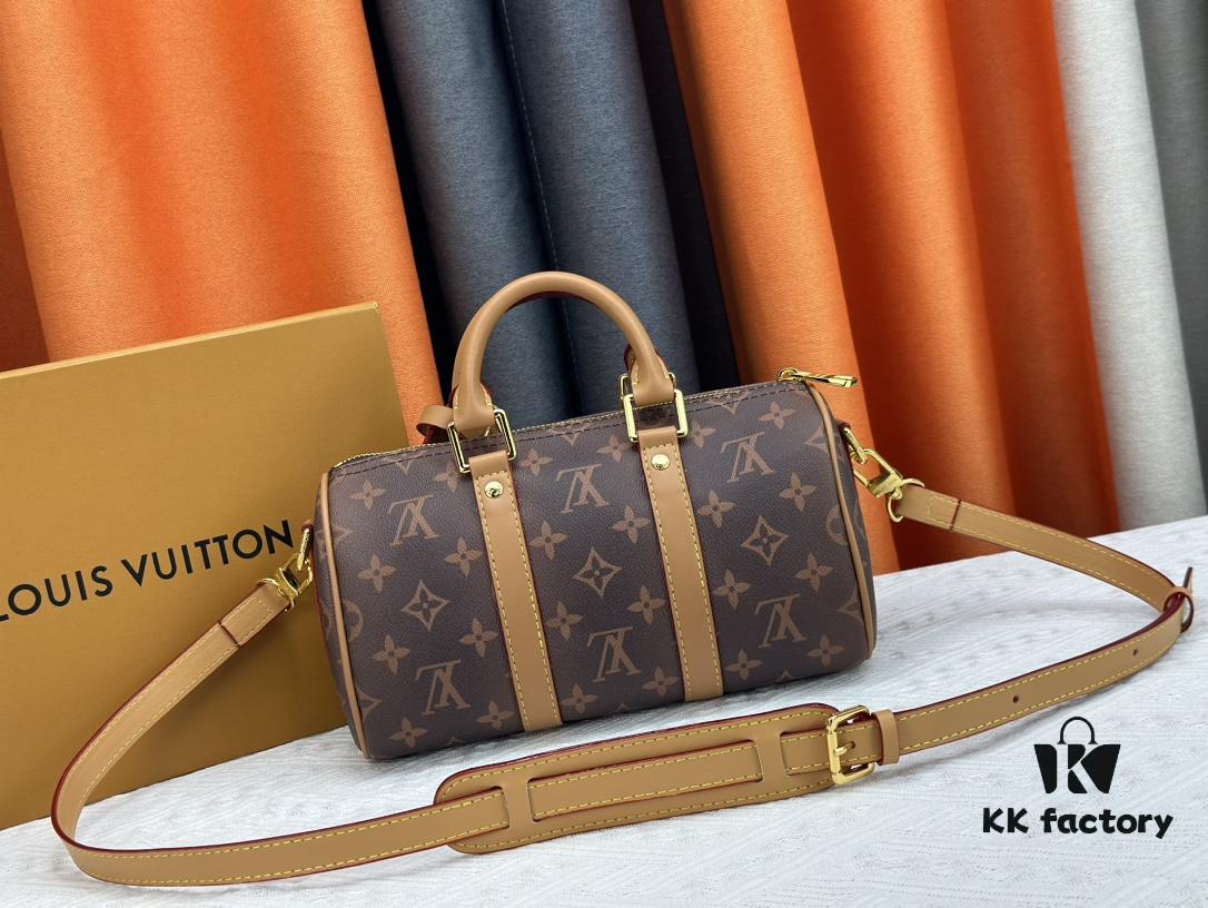 M46271 Black Flower Orange Chain, Denim Blue, M31044 Orange, M11542 Classic Flower, M24849 Classic Flower Color Chrysanthemum This Keepall 25 Bag Features Monogram Eclipse Reverse Denim Canvas, an Elegant Reinterpretation of Louis Vuitton's Iconic Pattern