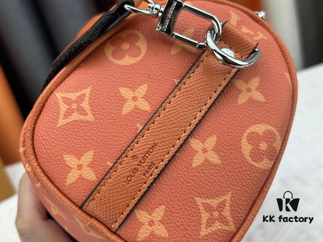 M46271 Black Floral Orange Chain, Denim Blue, M31044 Orange, M11542 Monogram, M24849 Multicolored Daisy Keepall 25