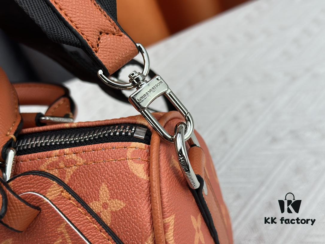 M46271 Black Floral Orange Chain, Denim Blue, M31044 Orange, M11542 Monogram, M24849 Multicolored Daisy Keepall 25