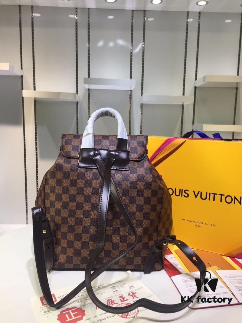 Factory Price N41578 Reading Glasses Bucket Backpack! The Sperone Backpack for Women, Crafted in Damier Azur Canvas, Combines Functionality and Fashion as the Ultimate Urban Companion