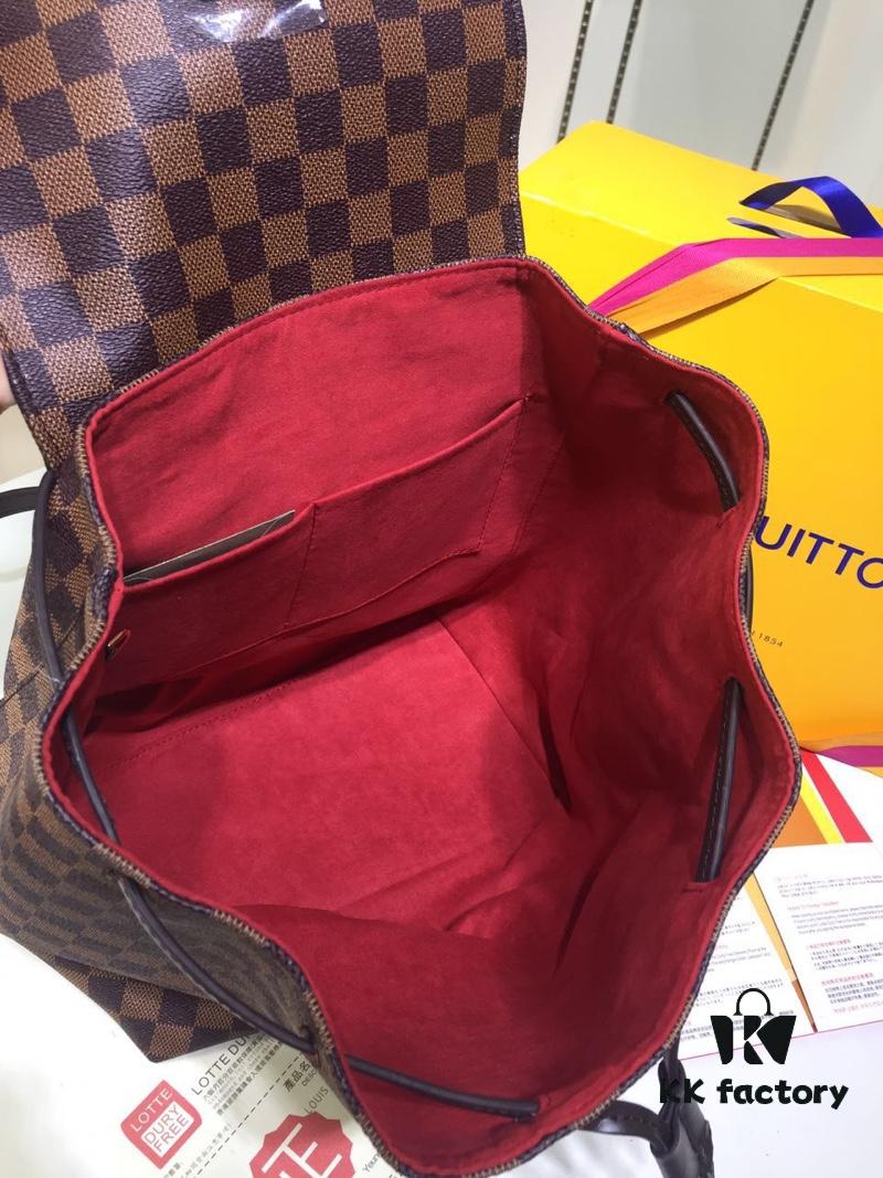 Factory Price N41578 Reading Glasses Bucket Backpack! The Sperone Backpack for Women, Crafted in Damier Azur Canvas, Combines Functionality and Fashion as the Ultimate Urban Companion