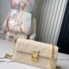 Top-tier Original Surplus, Exclusive Real Photos: M82836 White Full Leather Embossed Wallet On Chain Metis Chain Bag, M82836 82637 Black Embossed