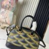 M23576 Gradient Quilted Full Leather Shell Bag Series Alma BB Handbag