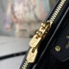 Top-tier Original Stock Exclusive Real Photos M83048 Black Diamond-quilted Full Leather Alma BB Clutch Bag