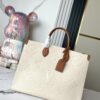 Top-Grade Full-Grain Leather, Exclusive Real Photos: M45933 White Beige Matelassé, Mama Bag Series M45081 Milky White M44925 Black Size: 41.0 x 34.0 x 19.0 cm Louis Vuitton Onthego Large Tote