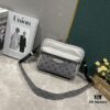 Upgraded M30233 M30241 M30830 Louis Vuitton Outdoor Messenger Bag in Taïga Leather and Monogram Canvas for Spring-Summer 2019