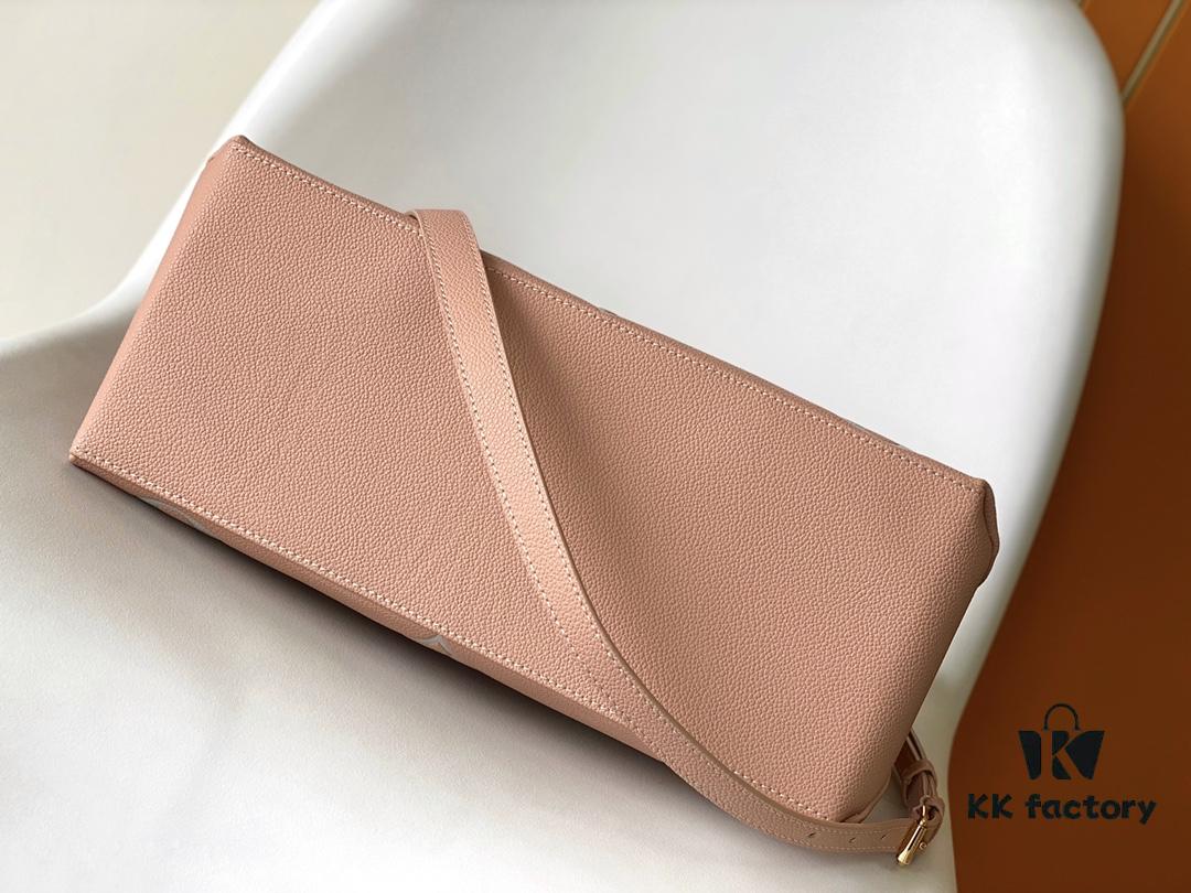 Petit Palais Bag in Grained Leather with Oversized Monogram Flowers and LV Initials