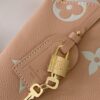 Petit Palais Bag in Grained Leather with Oversized Monogram Flowers and LV Initials