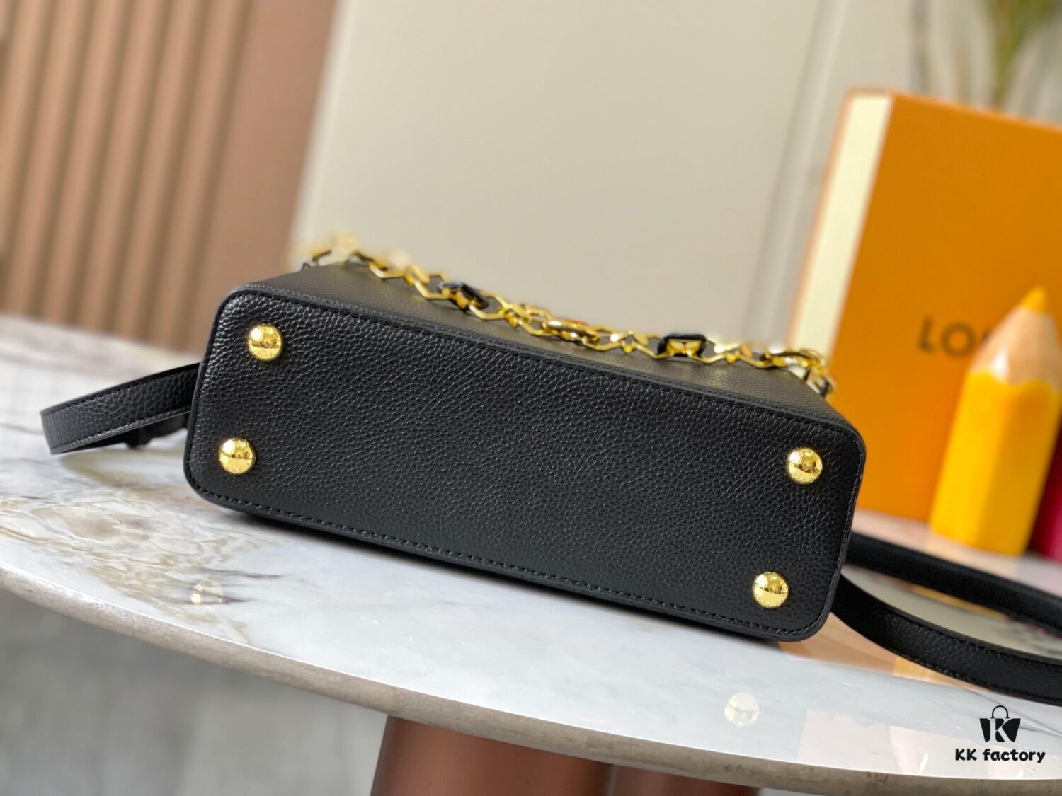 Top Quality Guangzhou Stock M14971 Black Capucines BB Bag