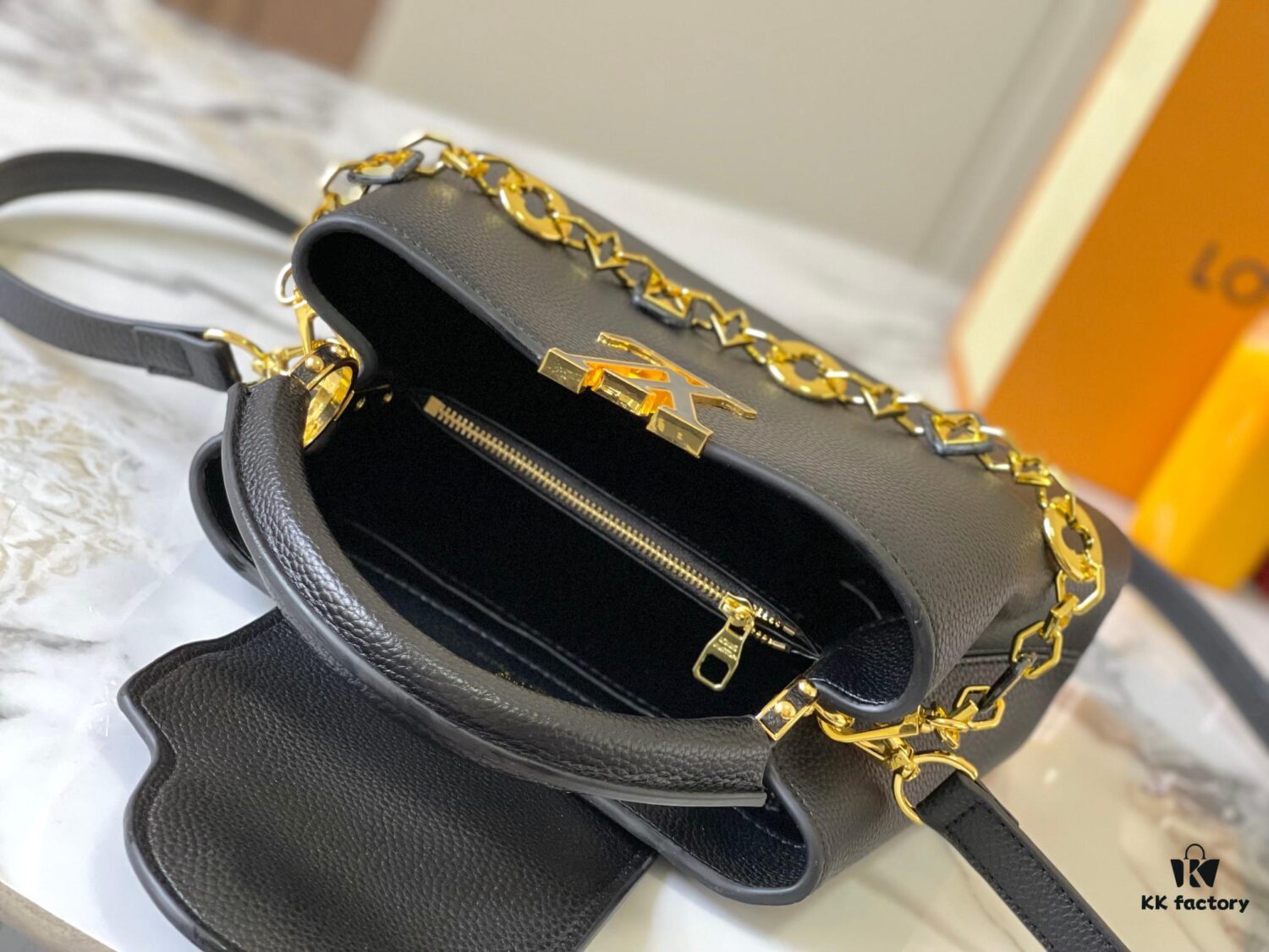 Top Quality Guangzhou Stock M14971 Black Capucines BB Bag