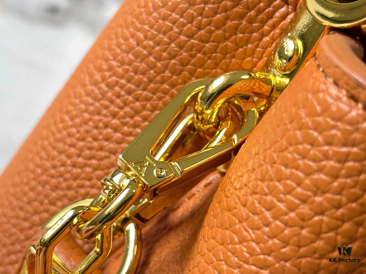 Guangzhou Stock Top Quality Original M14393 Brown Capucines East West Mini Handbag