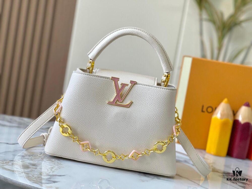 Guangzhou Stock Top Original M14971 White Capucines BB Bag