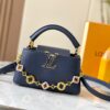 Guangzhou Stock Top Original M14393 Blue Capucines East West Mini Handbag
