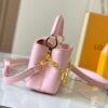 Guangzhou Stock Top Quality Original M14393 Pink Capucines East West Mini Handbag