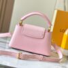 Guangzhou Stock Top Quality Original M14393 Pink Capucines East West Mini Handbag