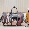 LV Portrait Collection Keepall Bandoulière 55 Travel Bag