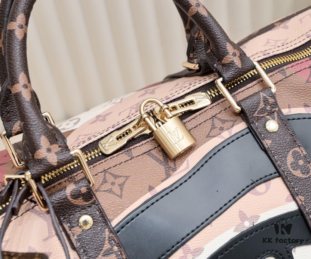 LV Portrait Collection Keepall Bandoulière 55 Travel Bag