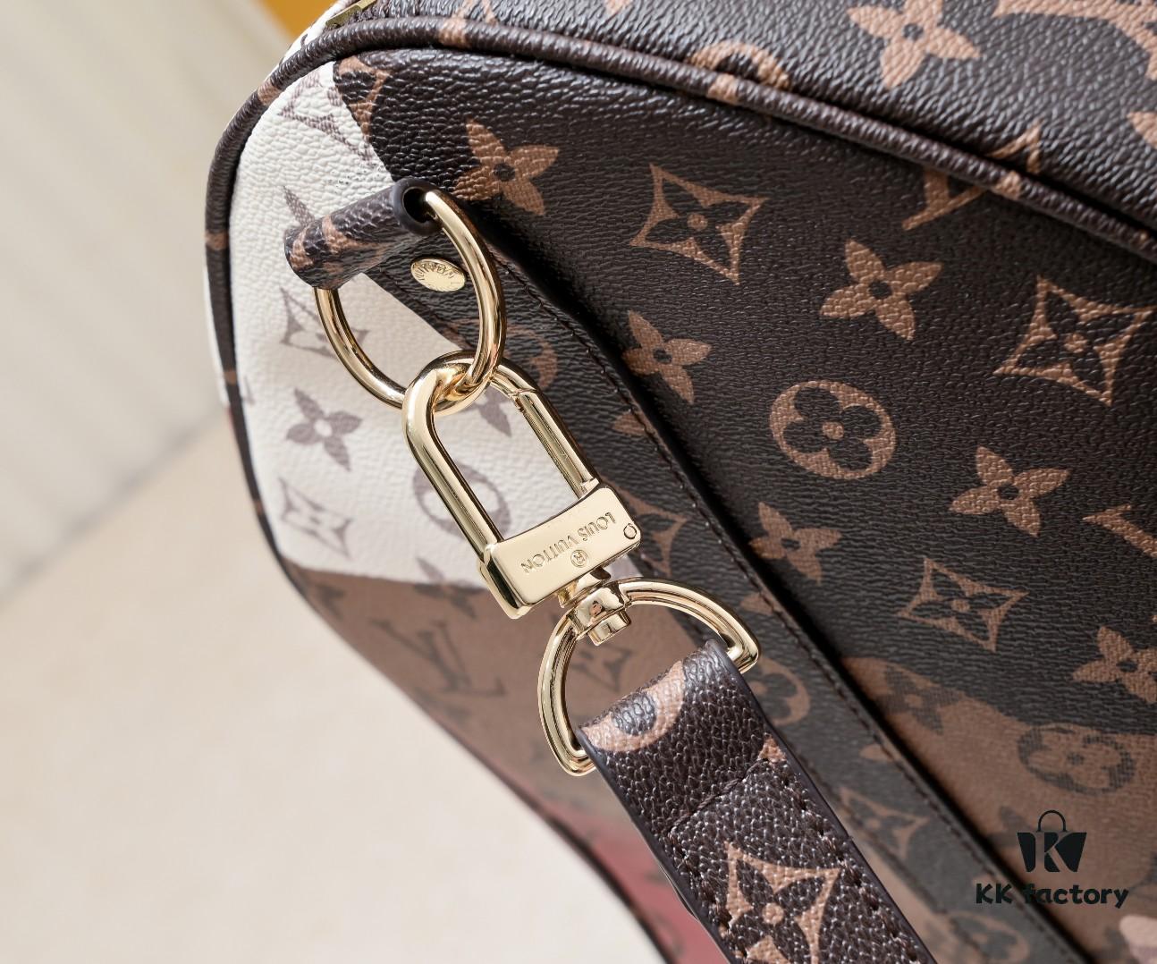 LV Portrait Collection Keepall Bandoulière 55 Travel Bag