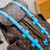 Louis Vuitton Colormania Collection Christopher Medium Backpack M12729 Monogram Blue and M13202 Monogram Ochre 41379