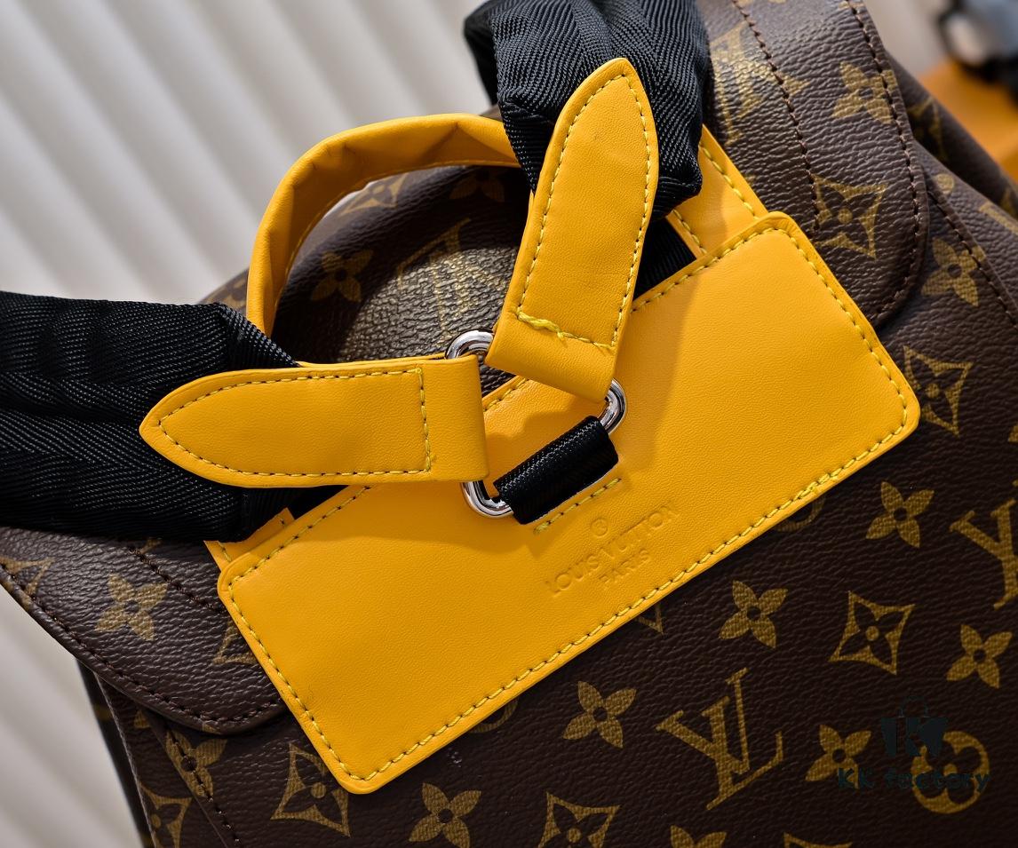 LV Colormania Christopher Medium Backpack M12729 in Classic Blue and M13202 in Earthy Yellow 41379