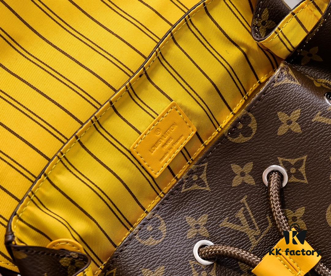 LV Colormania Christopher Medium Backpack M12729 in Classic Blue and M13202 in Earthy Yellow 41379