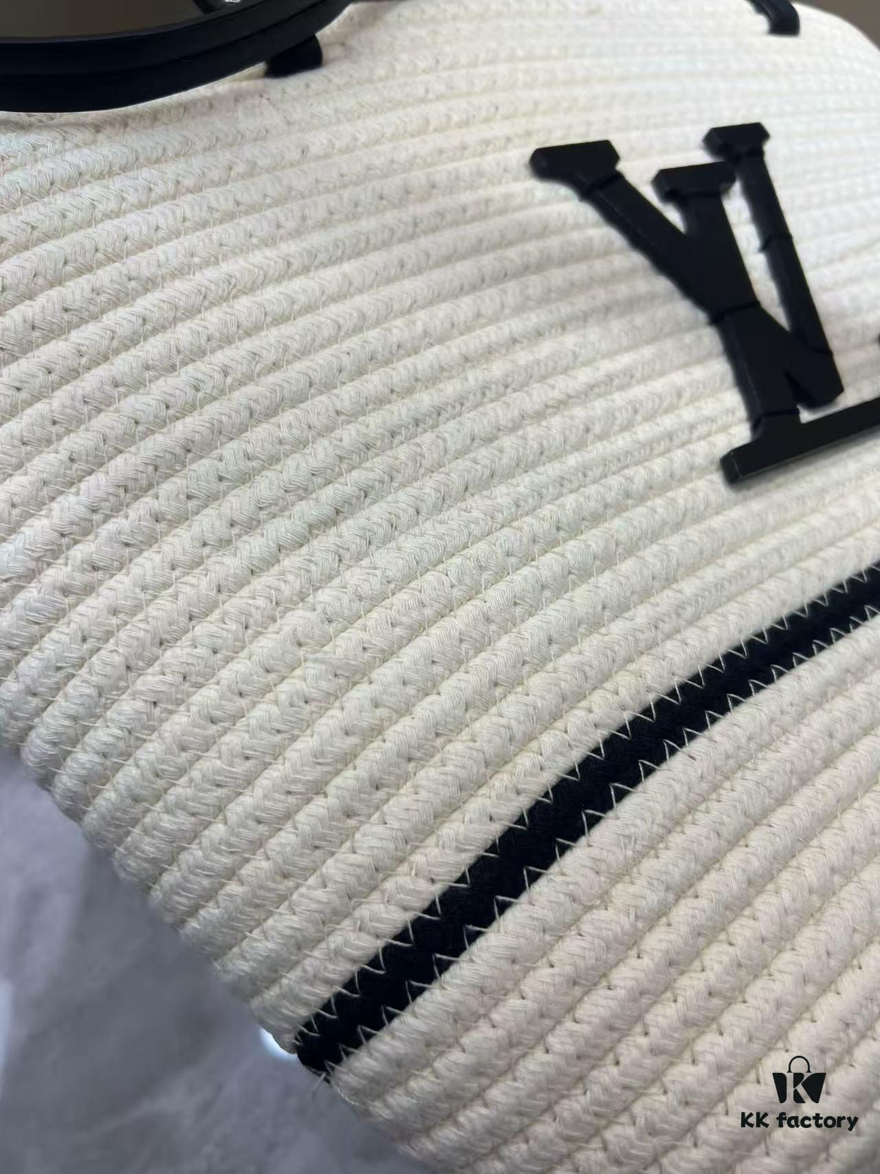 LV Summer New Arrival Woven Tote Bag Large Capacity Vacation Beach Bag Shoulder Bag