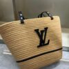 LV Summer New Arrival Woven Bag, Large-Capacity Tote, Vacation Beach Bag, Shoulder Bag 40.28