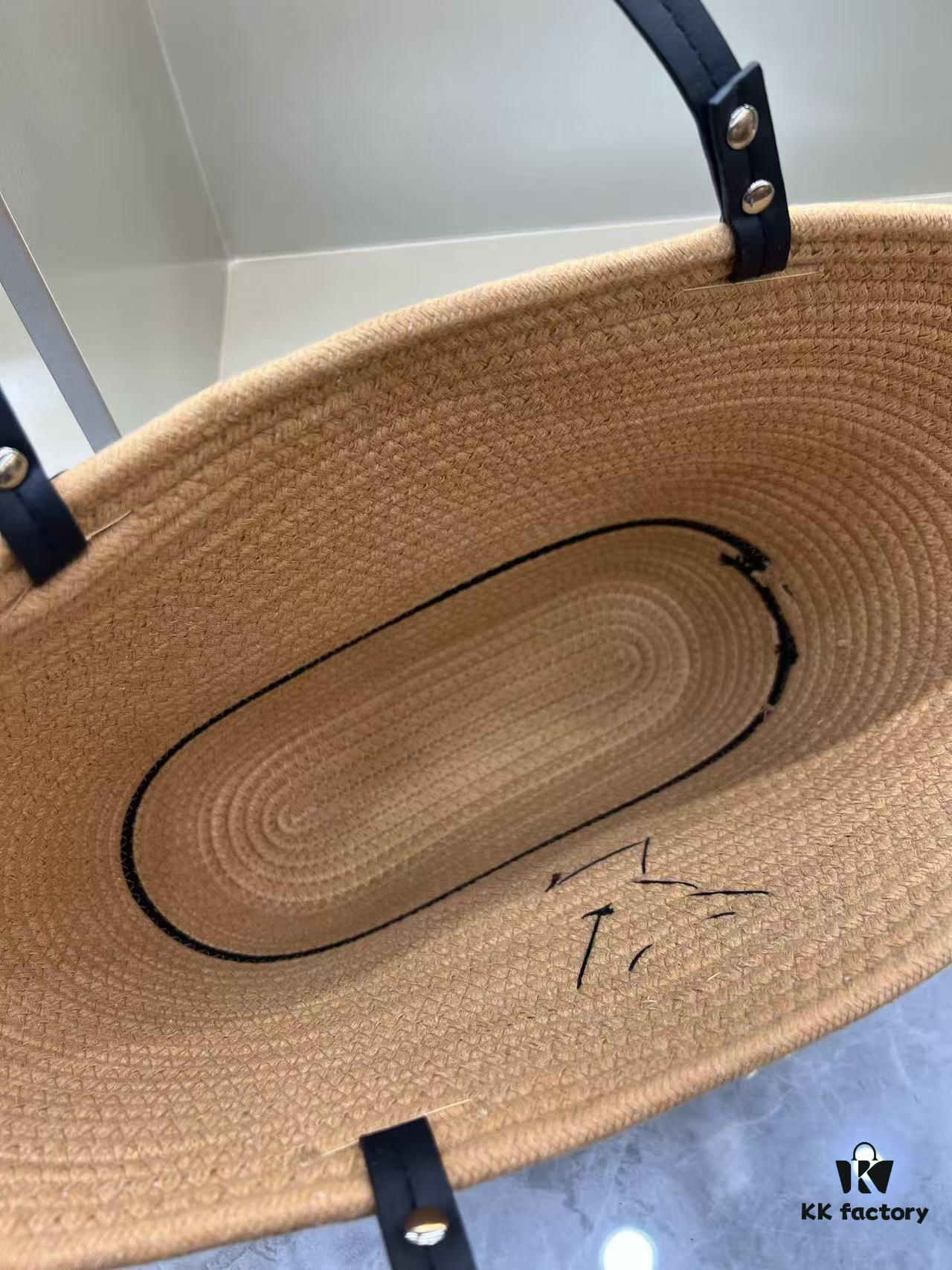 LV Summer New Arrival Woven Bag, Large-Capacity Tote, Vacation Beach Bag, Shoulder Bag 40.28