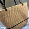 LV Summer New Arrival Woven Bag, Large-Capacity Tote, Vacation Beach Bag, Shoulder Bag 40.28