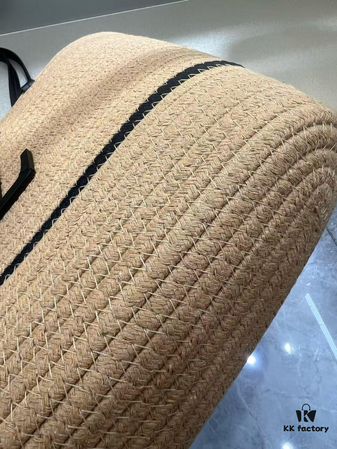 LV Summer New Arrival Woven Bag, Large-Capacity Tote, Vacation Beach Bag, Shoulder Bag 40.28