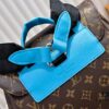 Louis Vuitton Colormania Collection Christopher Medium Backpack M12729 Monogram Blue and M13202 Monogram Ochre 41379