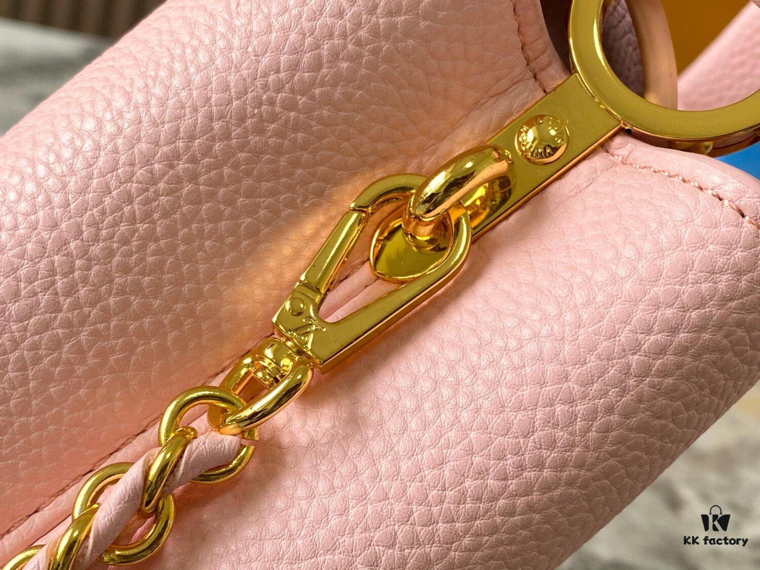 Upgraded M23082 Pink - Full Leather Cap, Na Ying Collection, Qixi Limited Edition / Mini Capucines BB Bag