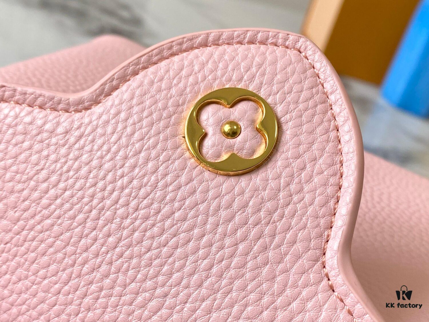 Upgraded M23082 Pink - Full Leather Cap, Na Ying Collection, Qixi Limited Edition / Mini Capucines BB Bag