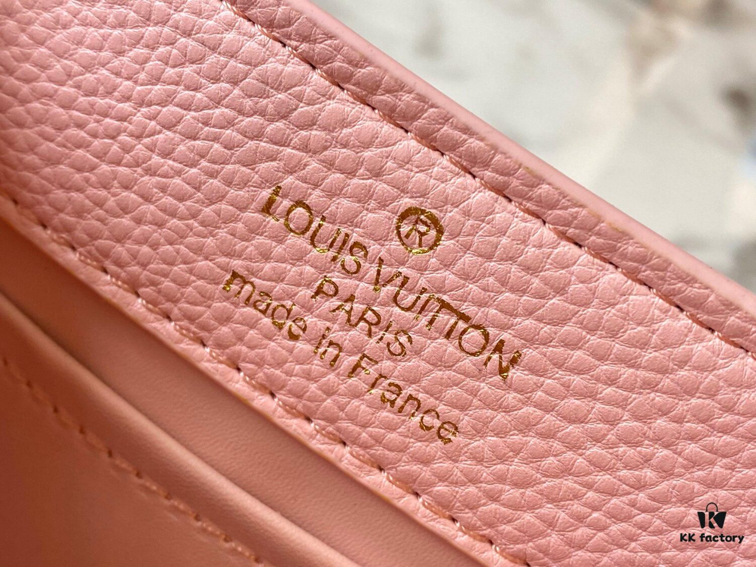 Upgraded M23082 Pink - Full Leather Cap, Na Ying Collection, Qixi Limited Edition / Mini Capucines BB Bag