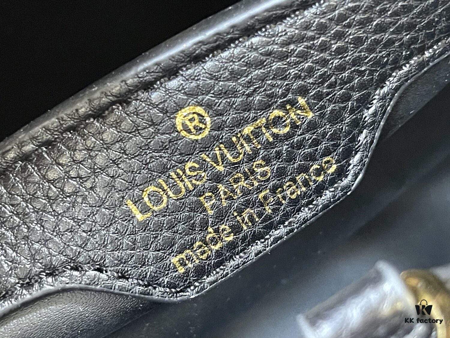 Upgraded Version 💋 M59464 Black with Beige Gold Hardware