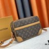 Top Quality Original LV Classic Crossbody Bag, Model No. M51274, Monogram Pattern, Small Square Design with Adjustable Full-Grain Leather Shoulder Strap