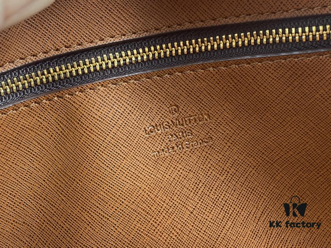 Top Quality Original LV Classic Crossbody Bag, Model No. M51274, Monogram Pattern, Small Square Design with Adjustable Full-Grain Leather Shoulder Strap